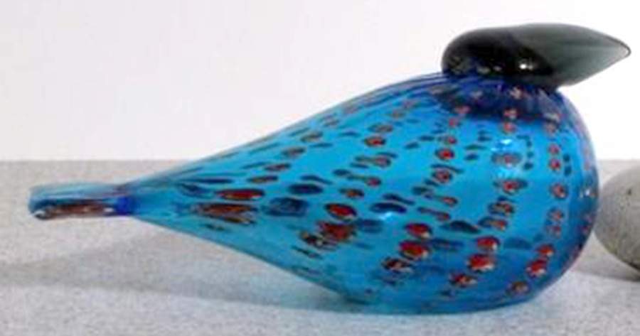 Oiva Toikka Annual Bird Coral Eider - Boxed by Iittala-1