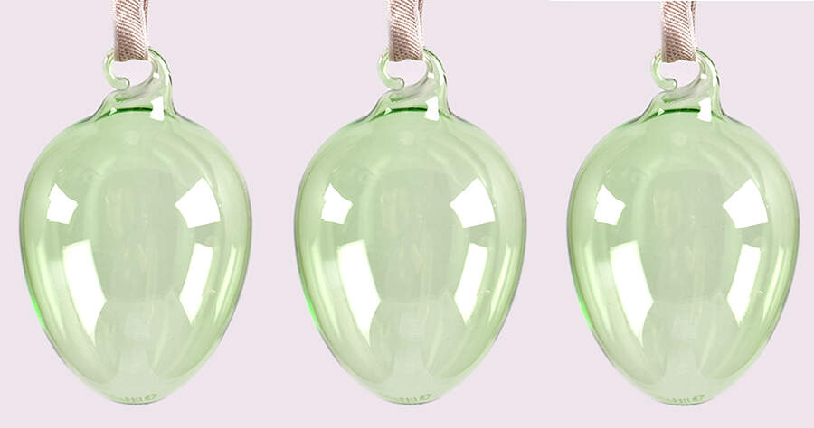 IITtala Ornaments Green Egg-Set Of 3 - No Box by Iittala-1