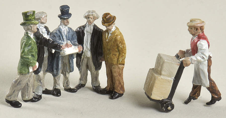 London by Gaslight Lawyers/ Man With Trolley - No Box by John Hine Studios-1