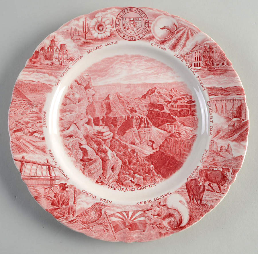 Johnson Brothers-State Plates Arizona - No Box by Johnson Brothers-1