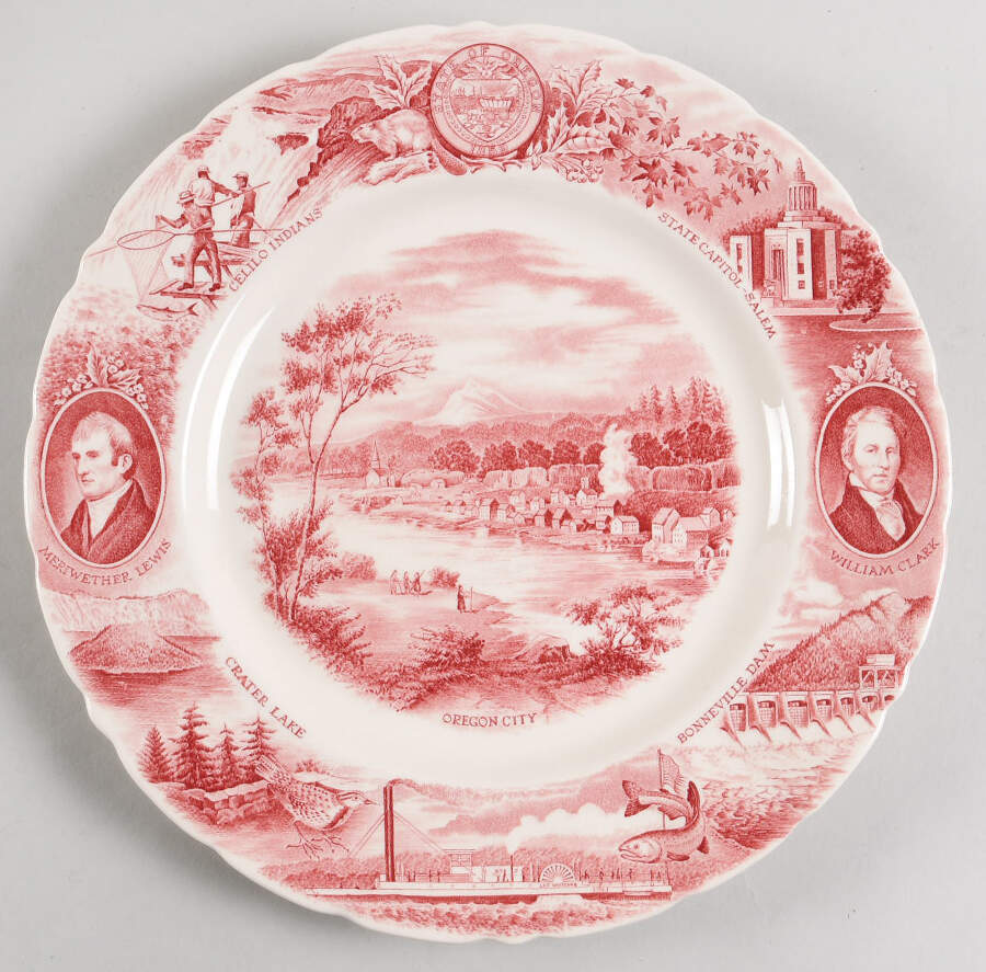 Johnson Brothers-State Plates Oregon - No Box by Johnson Brothers-1