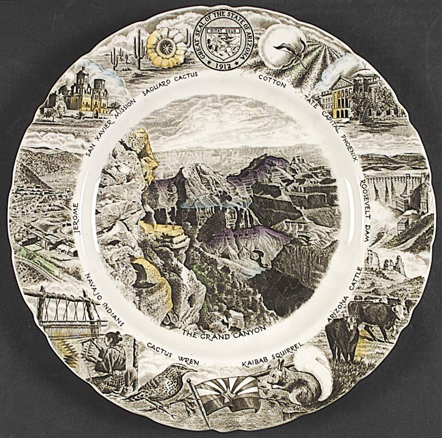 Johnson Brothers-State Plates Arizona - No Box by Johnson Brothers-1