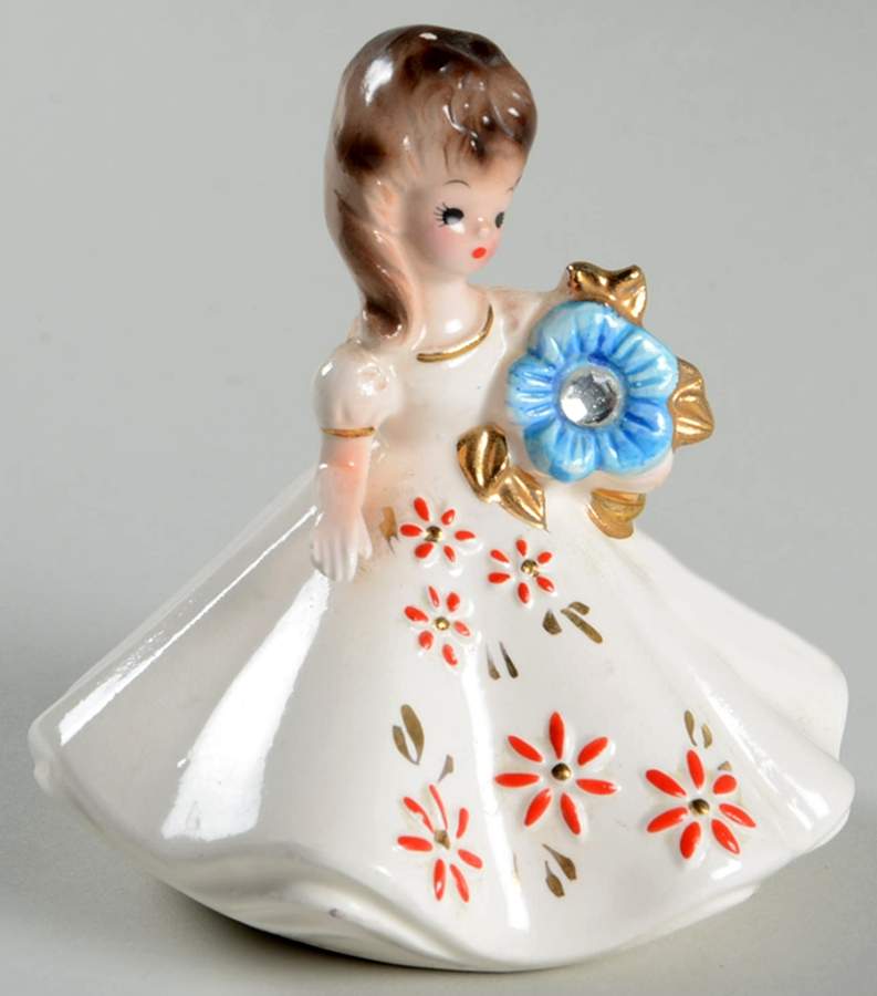 Birthstone Dolls December-Zircon - No Box by Josef Originals-1