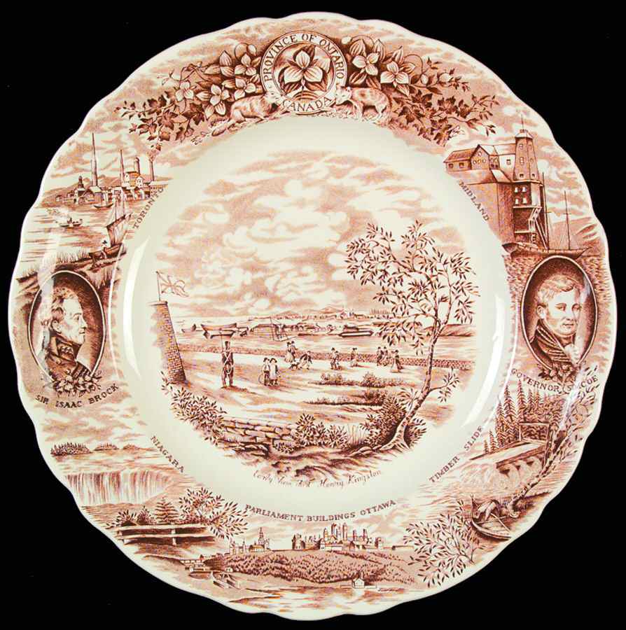 Johnson Brothers Plates Canadian Historical Plate Series - No Box by Johnson Brothers-1