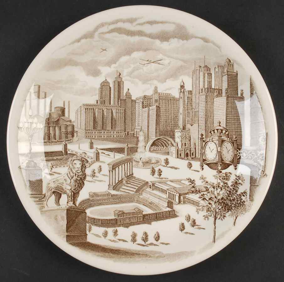 Johnson Brothers Plates Chicago - No Box by Johnson Brothers-1