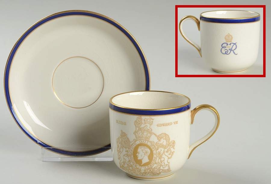 Johnson Brothers Royalty Giftware King Edward Vii Accession Cup & Saucer - No Box by Johnson Brothers-1