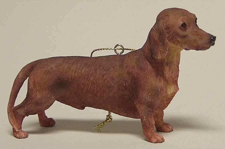 It's Raining Cats & Dogs Dachshund-Brown - No Box by Joseph Warren Miller-1
