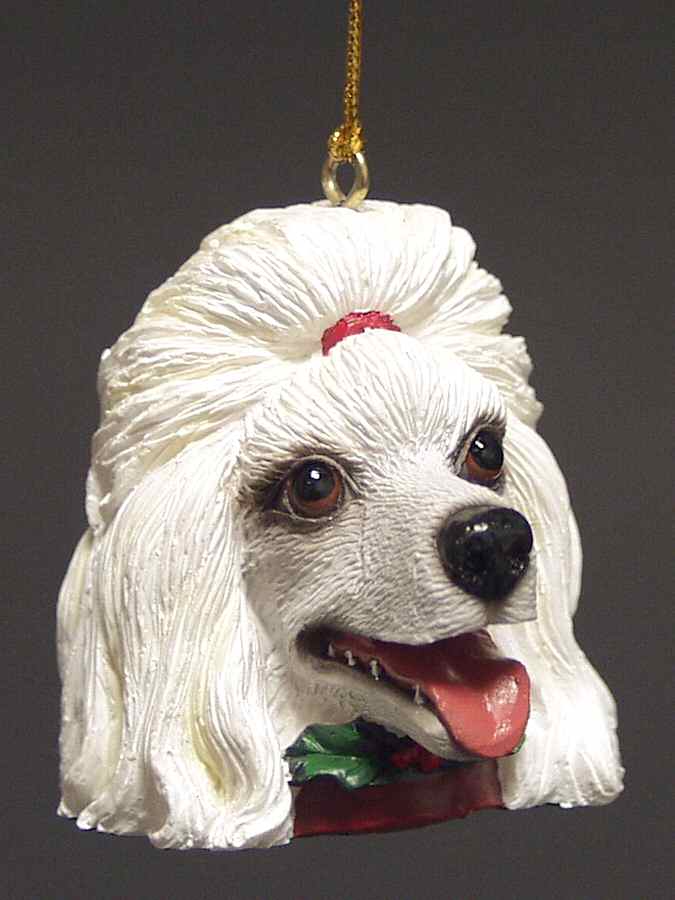 It's Raining Cats & Dogs White Poodle-Head - No Box by Joseph Warren Miller-1