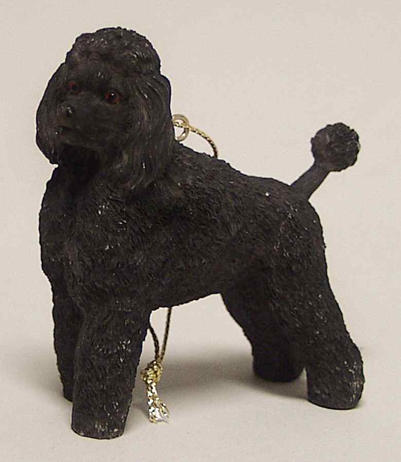 It's Raining Cats & Dogs Poodle-Black - No Box by Joseph Warren Miller-1
