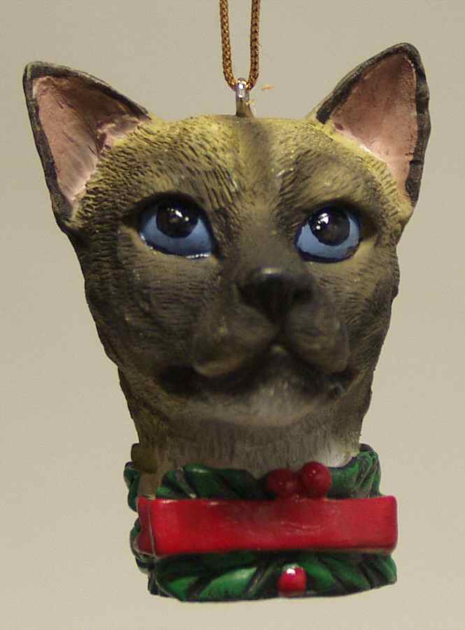 It's Raining Cats & Dogs Siamese Cat-Head - No Box by Joseph Warren Miller-1
