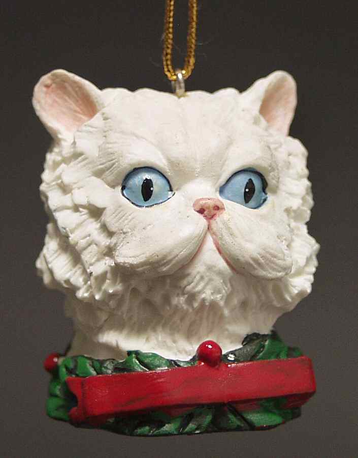 It's Raining Cats & Dogs White Cat-Head - No Box by Joseph Warren Miller-1