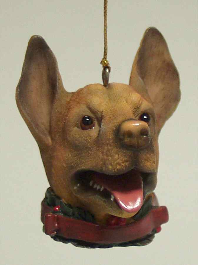 It's Raining Cats & Dogs Doberman-Head - No Box by Joseph Warren Miller-1