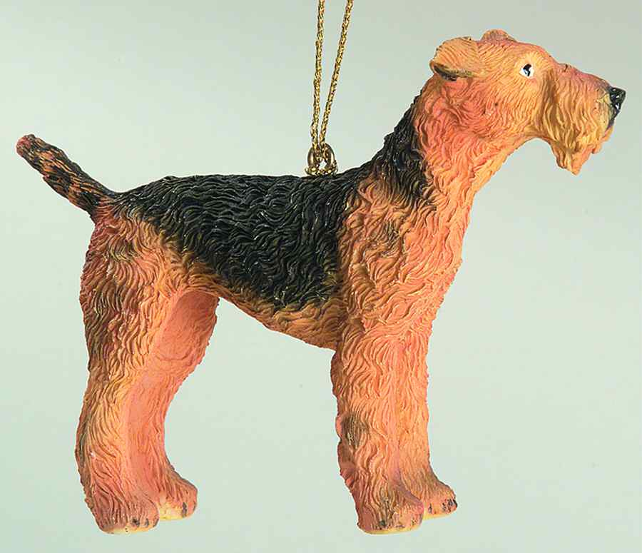 It's Raining Cats & Dogs Airedale Terrier - No Box by Joseph Warren Miller-1