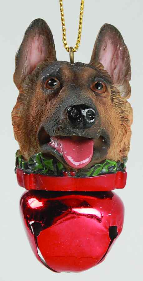 It's Raining Cats & Dogs German Shepherd Bell - No Box by Joseph Warren Miller-1