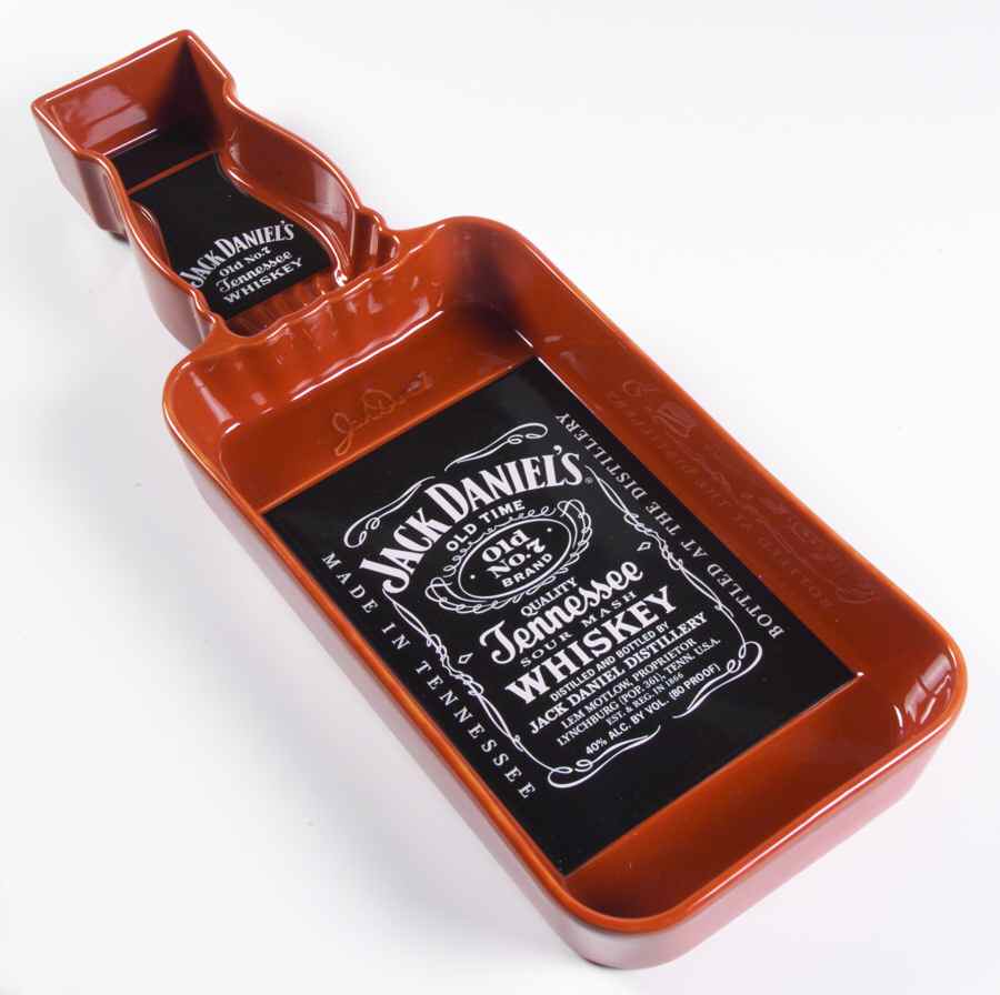 Jack Daniels Figurines; Giftware Chip And Dip Bowl - Boxed by Jack Daniels-1