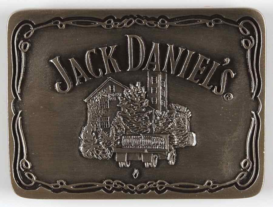 Jack Daniels Figurines; Giftware Scenes From Lynchburg Belt Buckle - Boxed by Jack Daniels-1