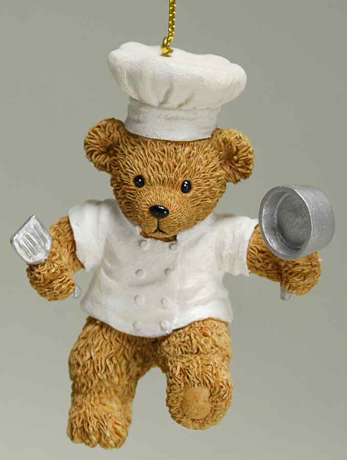 JWM Ornaments Teddy Chef - No Box by Joseph Warren Miller-1