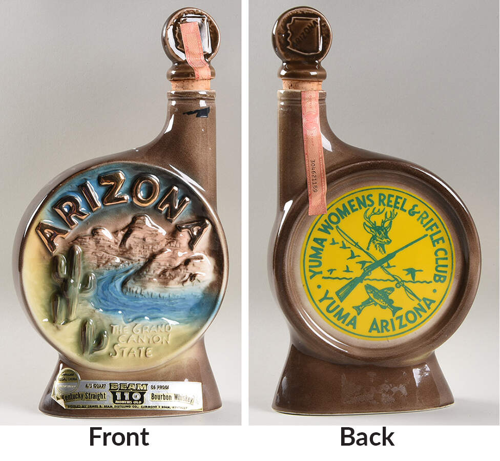 Jim Beam Decanter Yuma Club Arizona - No Box by Jim Beam-1