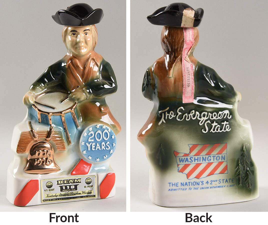 Jim Beam Decanter Washington State Bicentennial -Centennia - No Box by Jim Beam-1