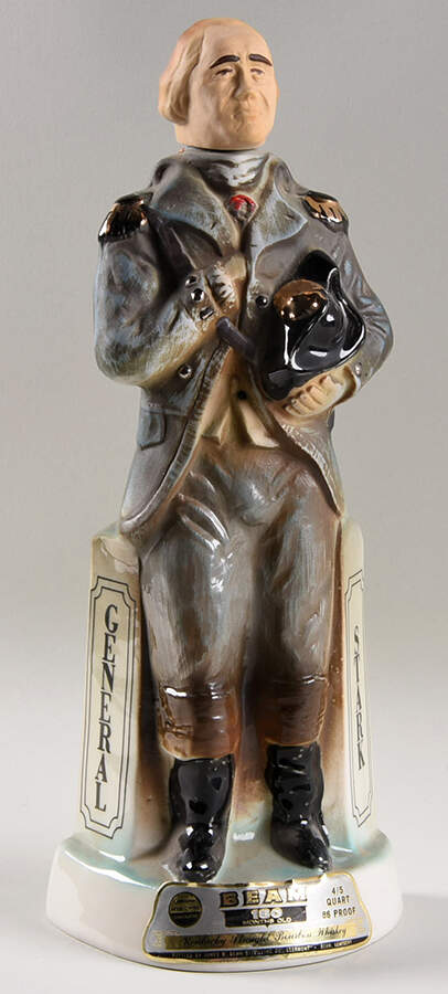 Jim Beam Decanter General John Stark-Famous People - No Box by Jim Beam-1