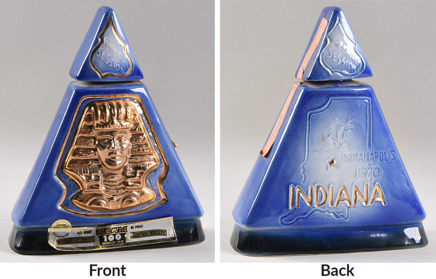 Jim Beam Decanter Shriners Indiana - No Box by Jim Beam-1