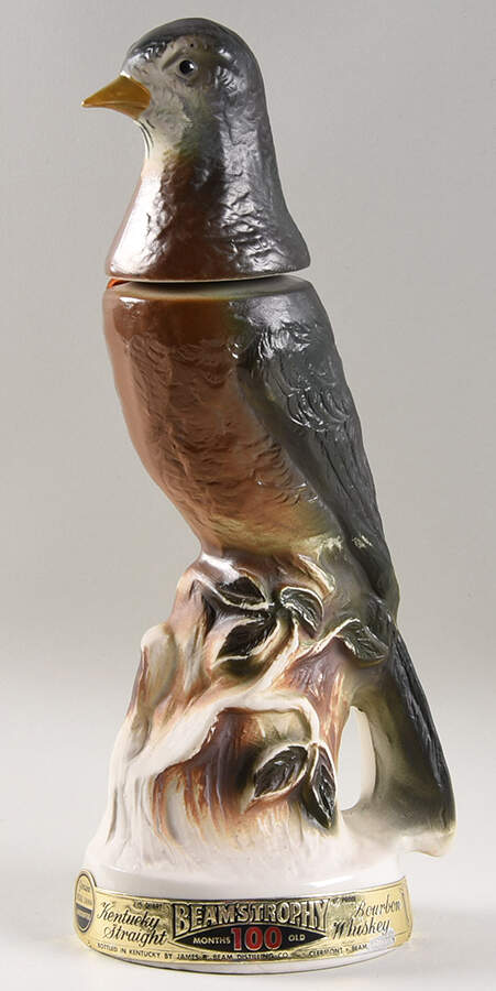 Jim Beam Decanter Robin - Trophy Series - No Box by Jim Beam-1