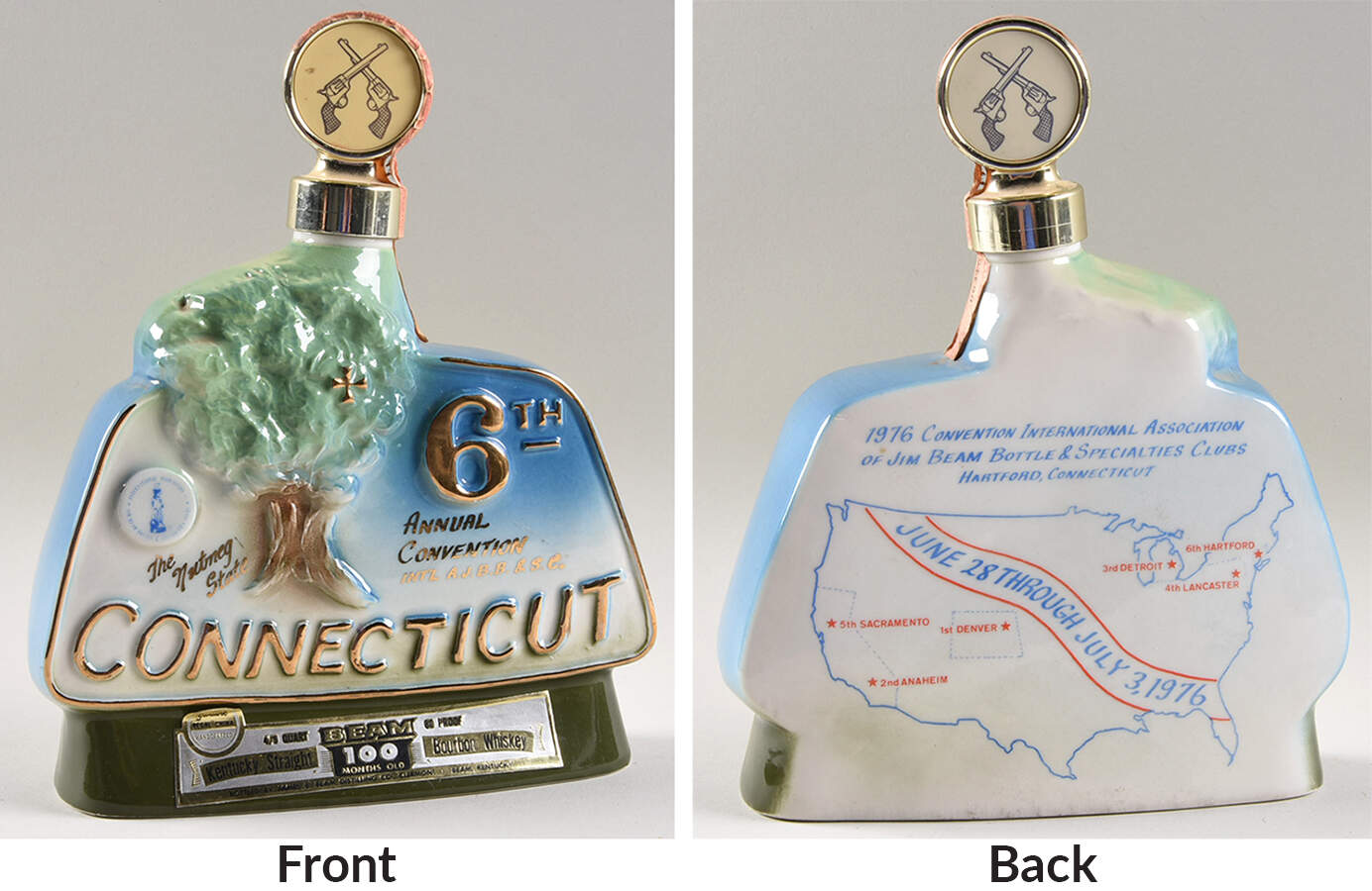 Jim Beam Decanter Hartford Connecticut- Convention - No Box by Jim Beam-1