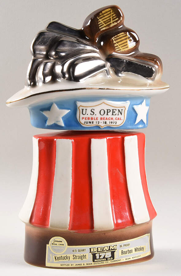 Jim Beam Decanter U.S Open Pebble Beach -Golf - No Box by Jim Beam-1