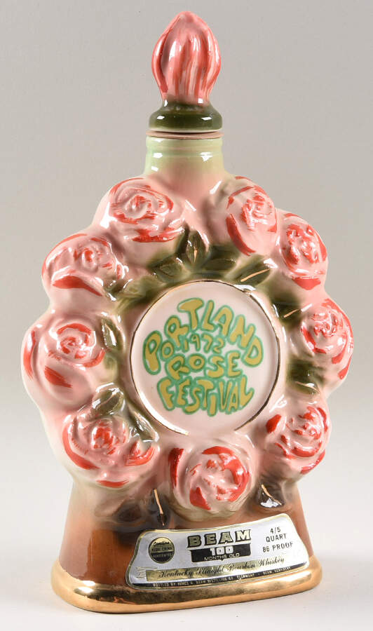 Jim Beam Decanter Portland Rose Festival - No Box by Jim Beam-1