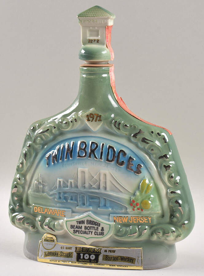 Jim Beam Decanter Twin Bridges - No Box by Jim Beam-1