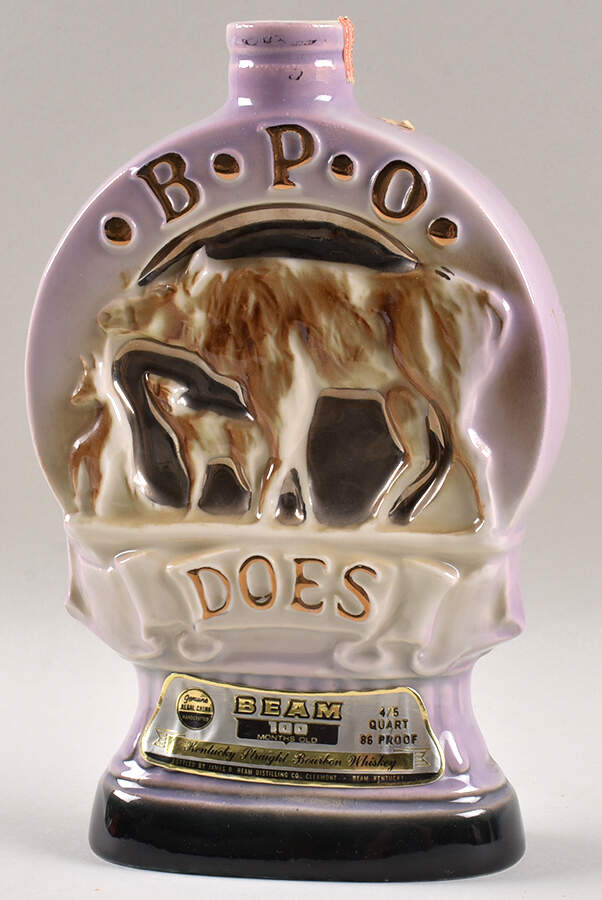 Jim Beam Decanter Bpo Does 50th Anniversary-No Lid - No Box 49a by Jim Beam-1