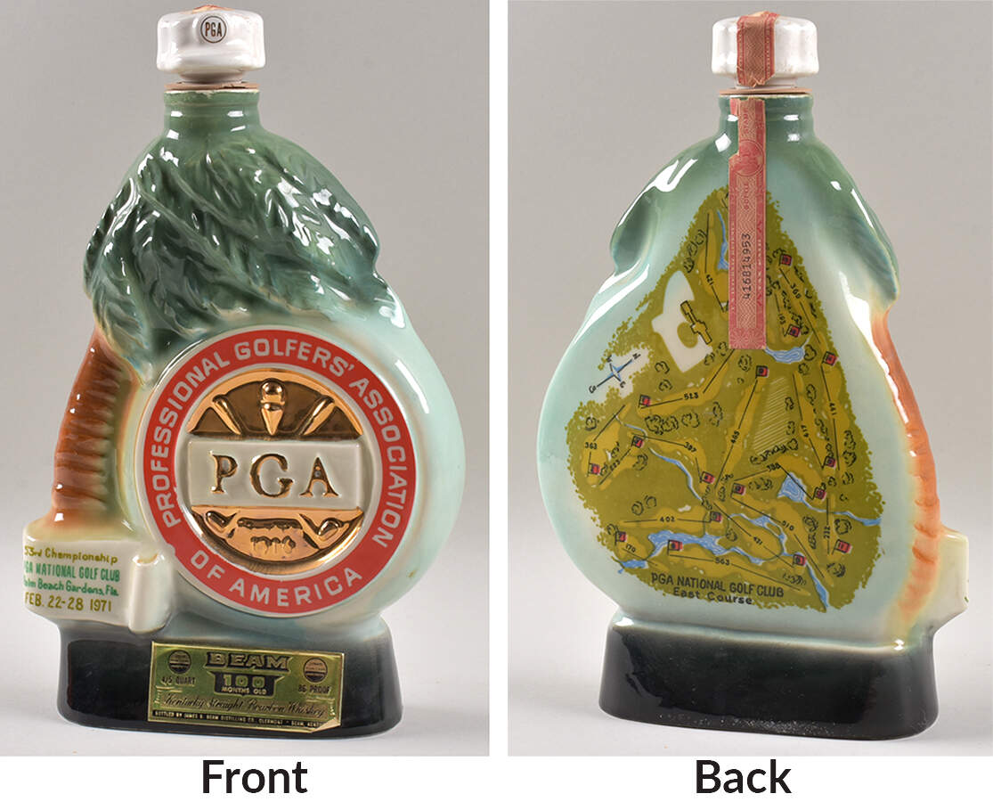Jim Beam Decanter Pga-Golf - No Box by Jim Beam-1