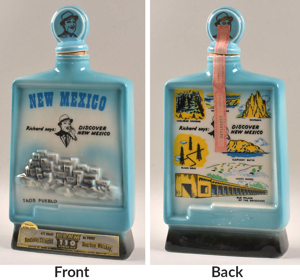 Jim Beam Decanter Richard's New Mexico - No Box by Jim Beam-1