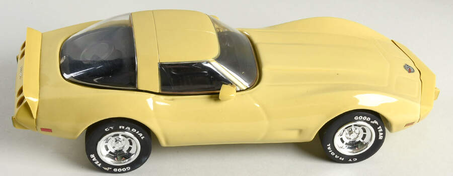 Jim Beam Decanter 1978 Corvette -Yellow - No Box by Jim Beam-1