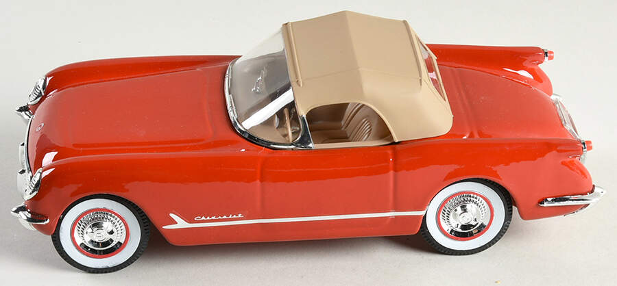 Jim Beam Decanter 1953 Red Corvette - No Box by Jim Beam-1