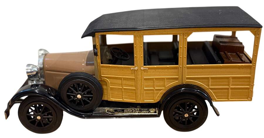 Jim Beam Decanter 1929 Model A Ford Woodie Station Wagon - Boxed by Jim Beam-1