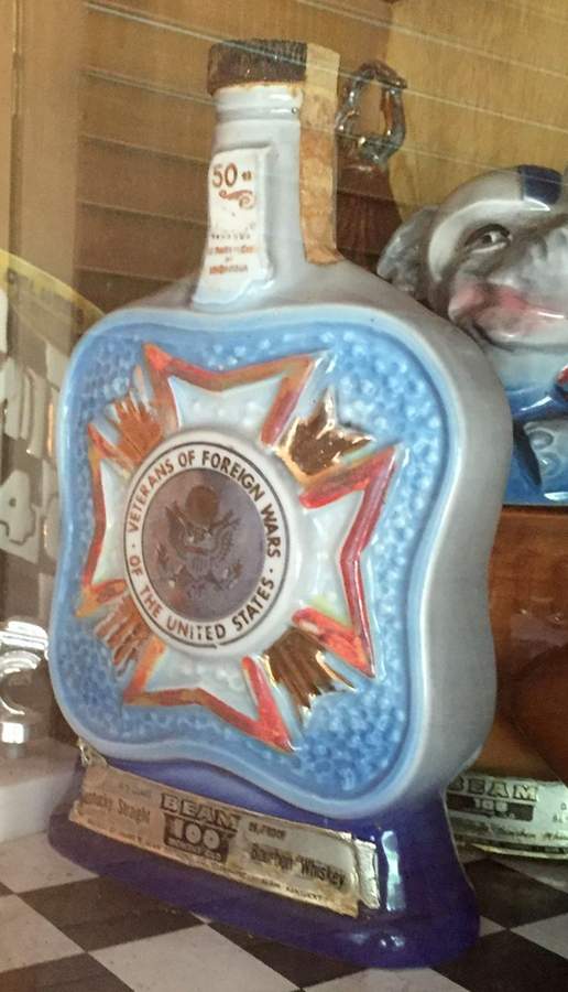 Jim Beam Decanter Veterans Of Foreign Wars - No Box by Jim Beam-1