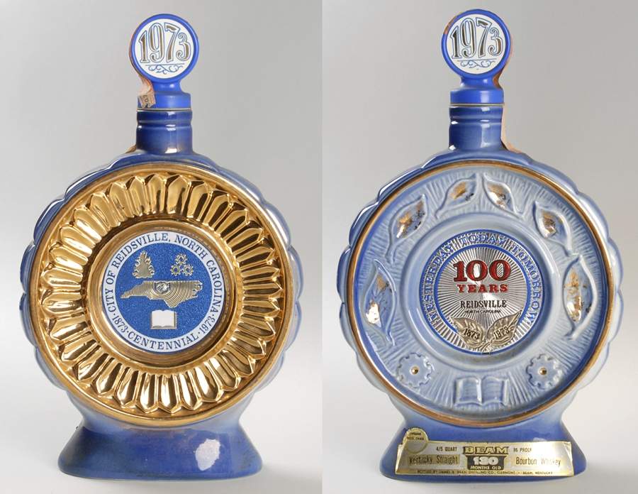 Jim Beam Decanter 100 Years Reidsville, Nc - No Box by Jim Beam-1