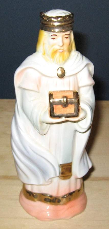 Nativity Figurines Wiseman Standing W/Gold - Boxed by Josef Originals-1
