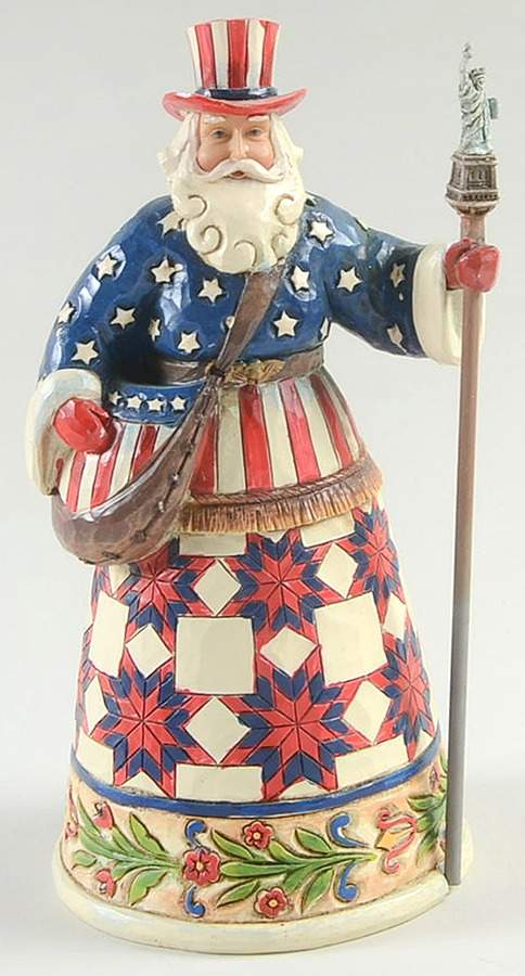 Santas Around the World American - Perfectly Festive In All Fift - Boxed by Jim Shore-1