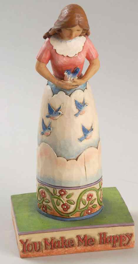 Valentine's Day Figurines You Make Me Happy - No Box by Jim Shore-1