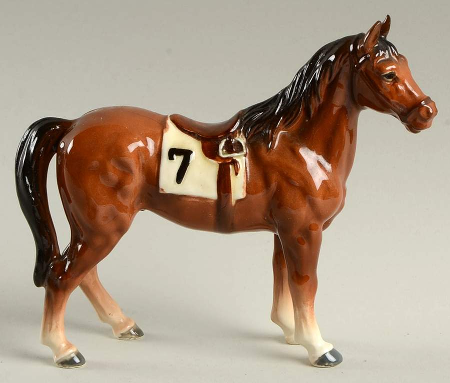 Josef Originals Figurines Racing Horse #7 - No Box by Josef Originals-1