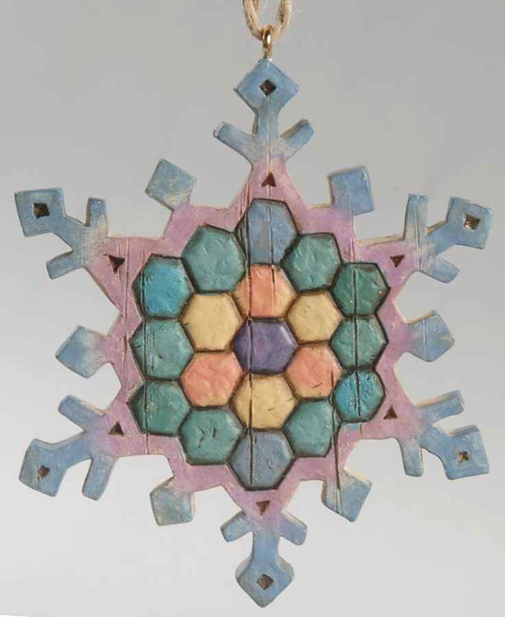 Snowflake Ornaments Quilted Snowflake - Boxed by Jim Shore-1