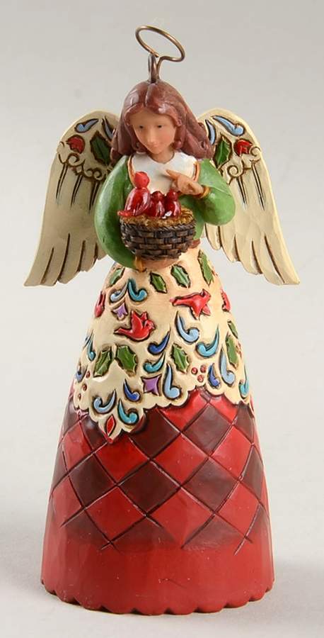 Angel Ornaments Angel With Cardinals - Boxed by Jim Shore-1