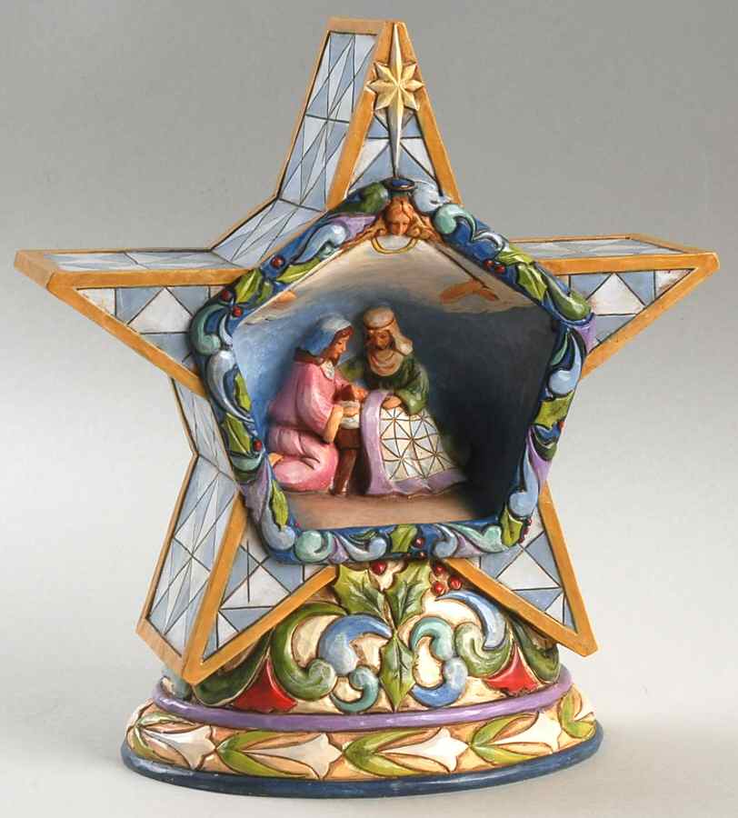 Religious Winter's Miracle Lighted - No Box by Jim Shore-1