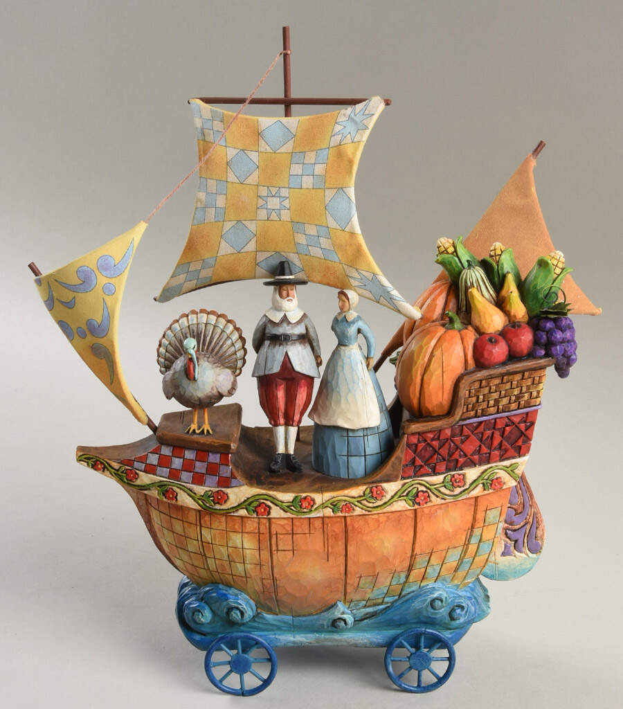 Thanksgiving A New World - No Box by Jim Shore-1