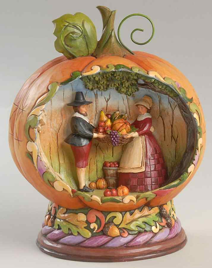 Thanksgiving Blessings Of The Harvest - No Box by Jim Shore-1
