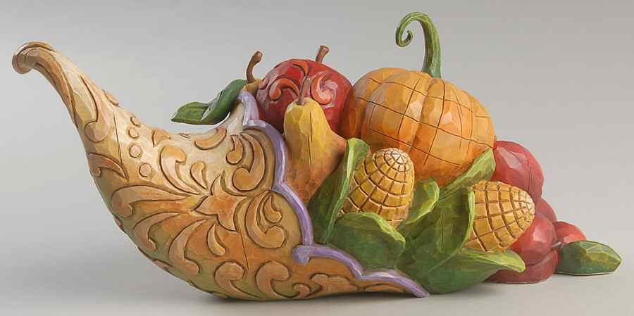 Thanksgiving Horn Of Plenty - No Box by Jim Shore-1