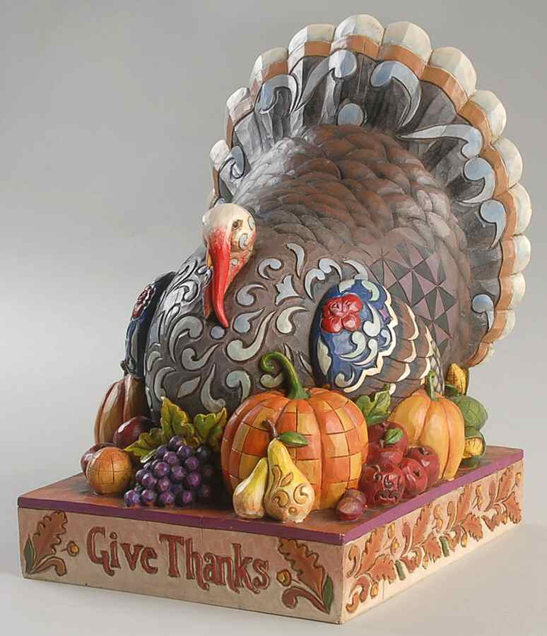 Thanksgiving Give Thanks Turkey - No Box by Jim Shore-1