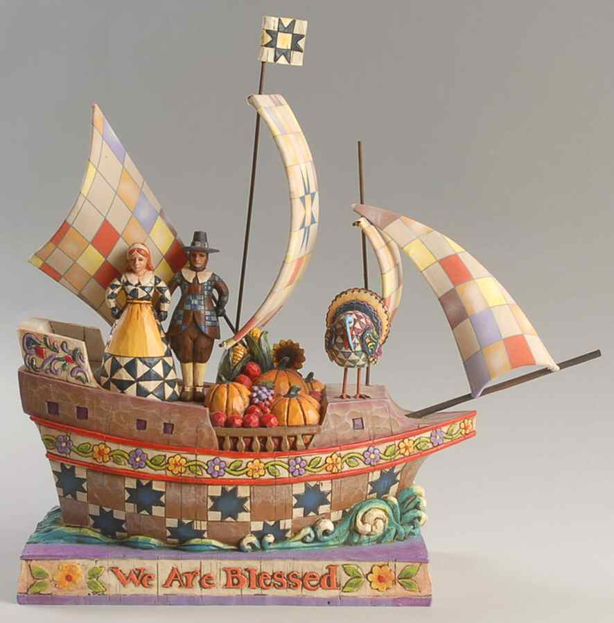 Thanksgiving Seeking Hope Bounty & Joy - No Box by Jim Shore-1